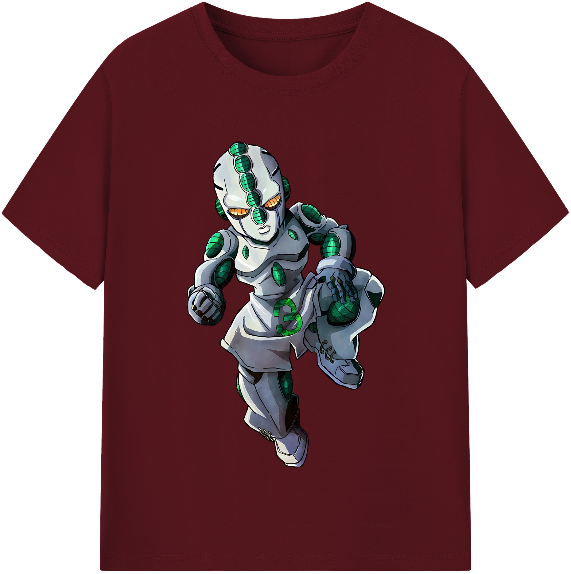 （画像用） ジョジョの奇妙な冒険 広瀨康一 JoJo's Bizarre Adventure Hirose Koichi 綿100％半袖Tシャツ（フロントプリント）